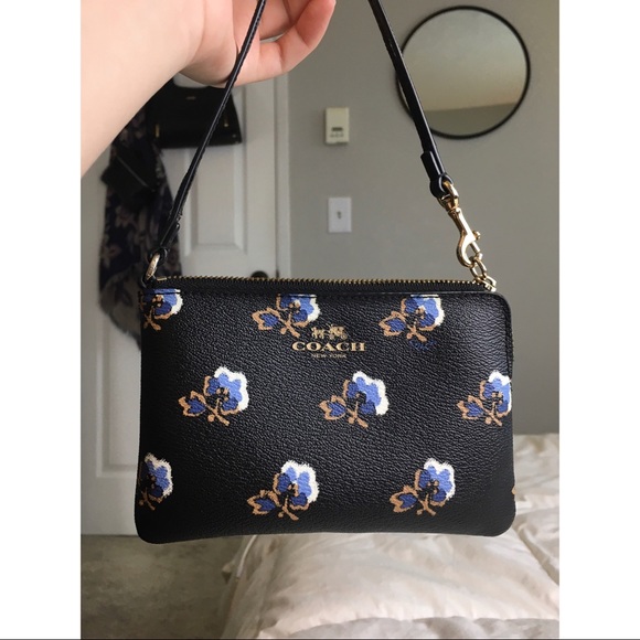 Coach Handbags - COACH Floral Wristlet